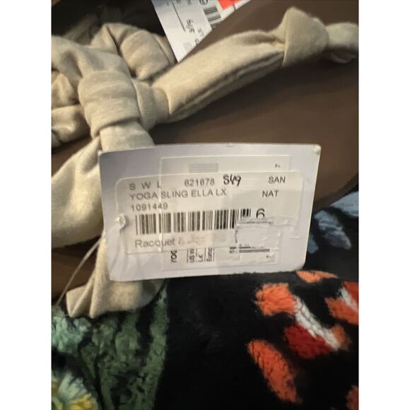 Sanuk Sz 6 Yoga Sling Ella Natural Tan Womens Sandal New Minimalist Rare - Picture 8 of 8